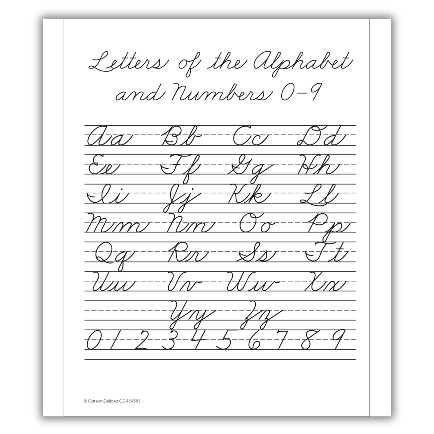 Carson Dellosa Beginning Cursive Handwriting Workbook for Kids Spiral Bound – Practice Cursive Alphabet, Numbers & Letter Connections, Grades 1-3, Ages 6-9