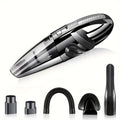 Handheld Car Vacuum Cleaner 4200PA Strong Suction 1800mAh Rechargeable Cordless Low Noise 65dB 4 Accessories for Car Interior Home Pet Hair Upholstery Pink Gift for Women 3 Color Options