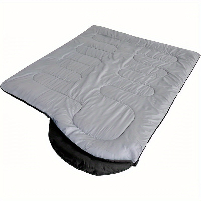 Camping Sleeping Bag 3 Season with Pillow & Compression Sack – Lightweight Sleep System for Adults, Hiking Backpacking Travel & Emergency Use, 4 Colors Available