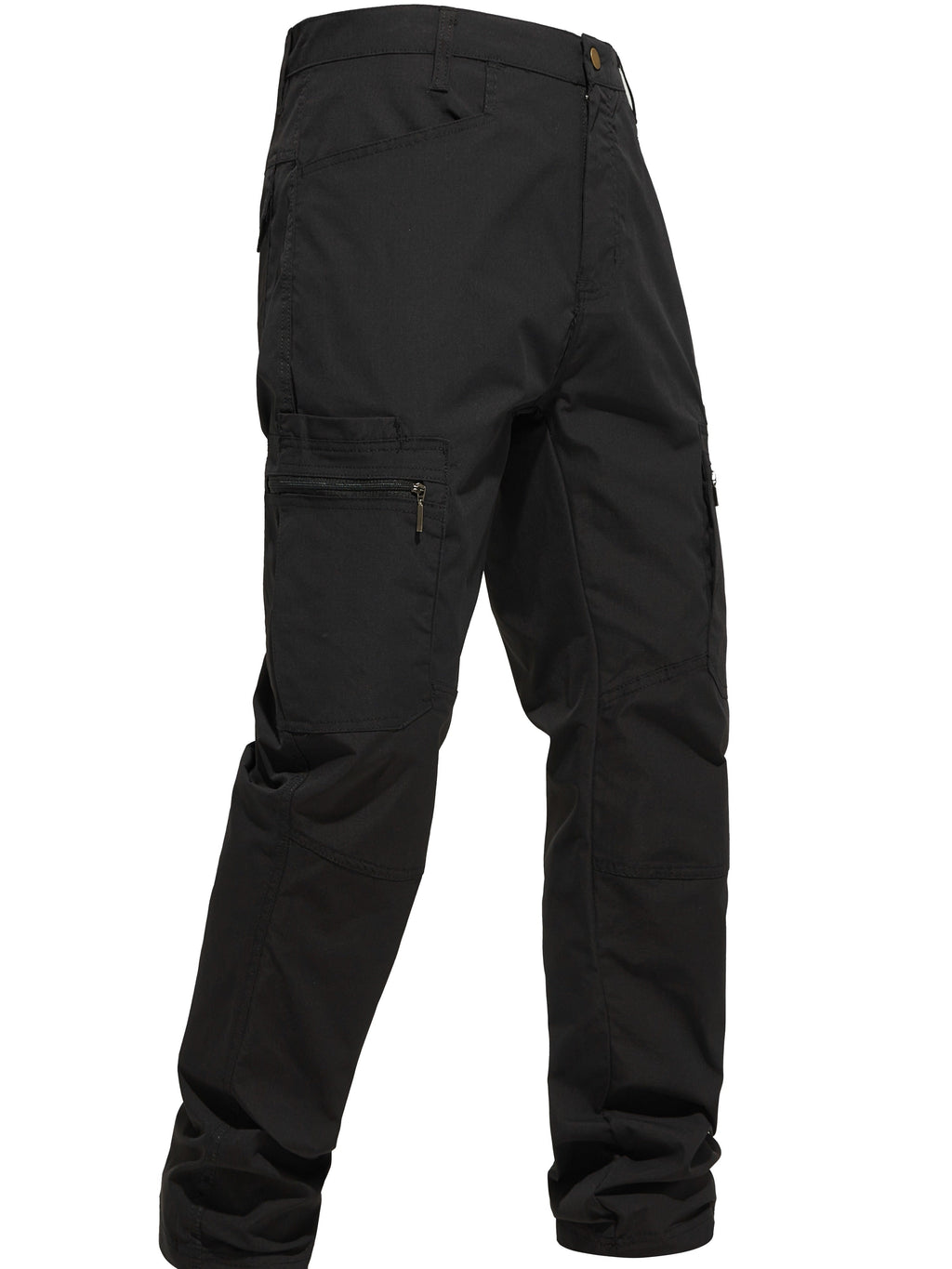 Men's Outdoor Cargo Hiking Pants Multi-Pocket Tactical Trousers All Season Lightweight Camping Fishing Cycling Dark Gray Khaki Sizes 30-42
