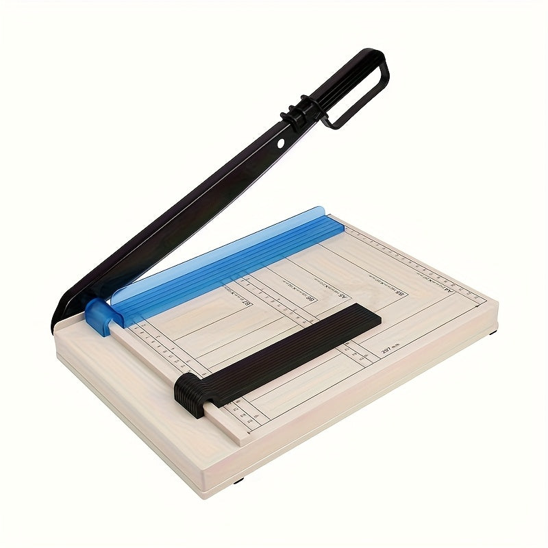 12 Inch Heavy-Duty Guillotine Paper Cutter Trimmer Safety Guard Corner Rounder Laser Grid Non-Slip Base White Photos Cardstock Scrapbook Office Craft Cutting Tool