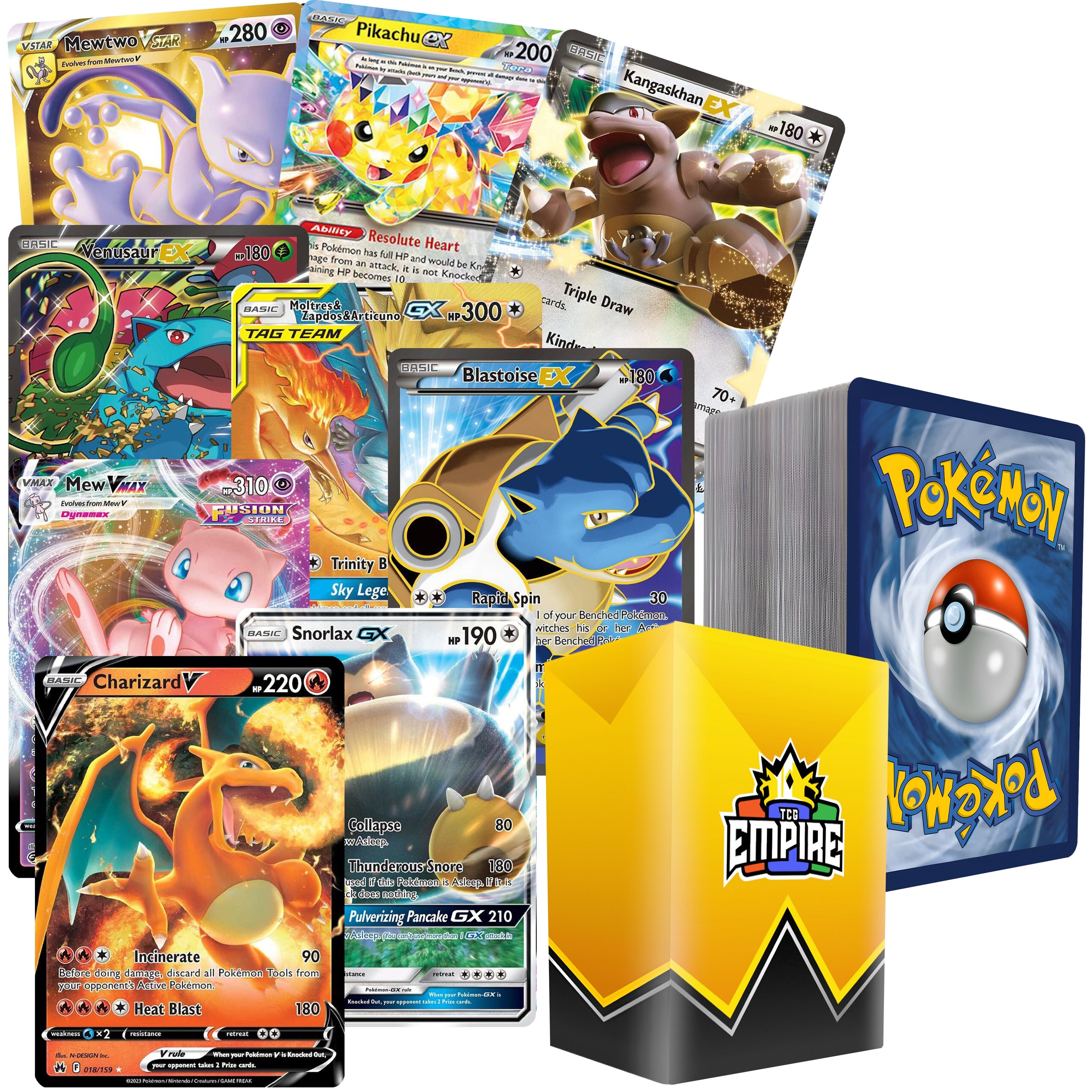 Pokemon 151 Classics Bundle 100+ Authentic TCG Cards – 1 Guaranteed Ultra or Double Rare from Original 151 | Charizard Pikachu Mewtwo | Holos & Rares Included | Gift for Kids & Collectors