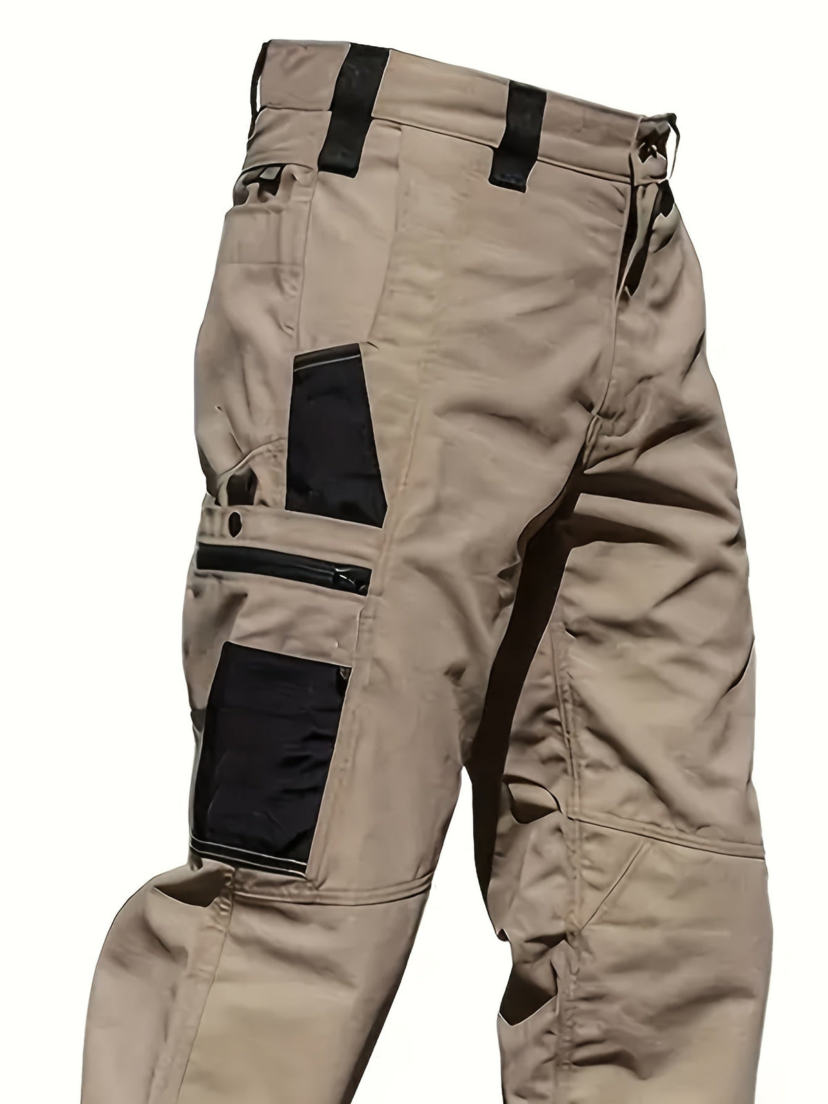 Men's Tactical Cargo Pants 2-Pack Ripstop Multi-Pocket Outdoor Work Pants for Camping Hiking Hunting Fishing Straight Leg Belt Loops S-XXXL