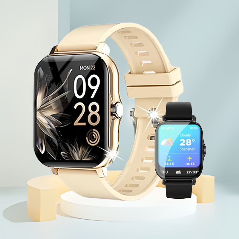 2026 Smartwatch Unisex Wireless Calling & Dialing – Multiple Sports Modes Heart Rate Sleep Tracker Multi-App Notifications Fitness Watch for Men Women Compatible with iPhone Android