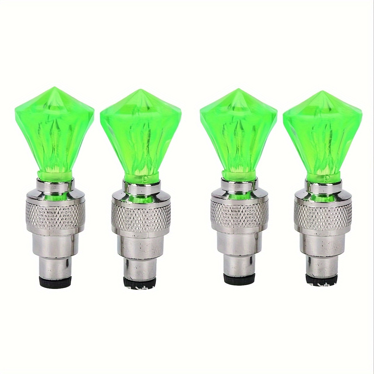 LED Tire Valve Stem Caps with Breathing Light & Running Horse Effect 4/8/16pcs Glow Wheel Valve Core Caps for Car Motorcycle Bike – Wind Fire Wheel Light UV & Explosion Proof – Green Red Blue Skeleton