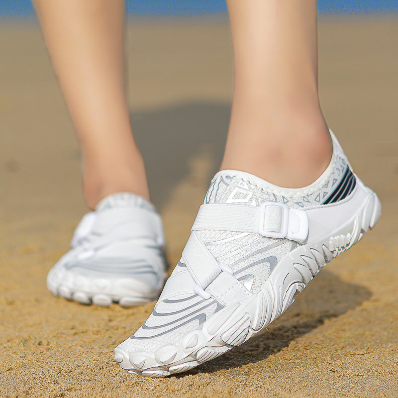 Slip-On Barefoot Water Shoes for Women Cushioned Arch Support – Lightweight Quick-Dry Sneakers for Yoga Beach Swimming Water Sports Gym, Multi-Functional Sole, 7 Colors US 5 to 12.5