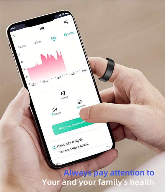 Smart Ring for Women Fitness Health Tracker Steps Distance Calories Sleep Tracking Exercise Monitoring Heart Rate Body Temperature Menstrual Cycle Compatible iPhone Android Wearable Tech Gift