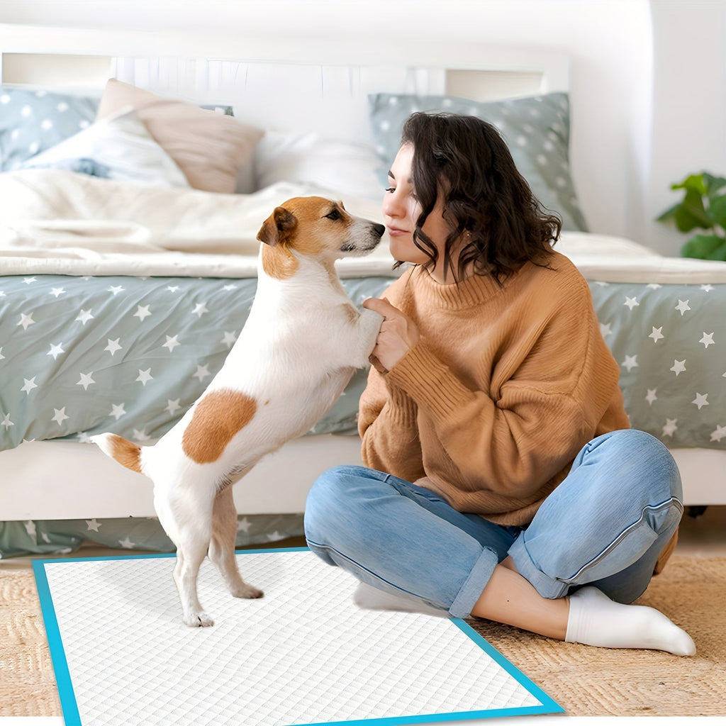 XL Dog Pee Pads 28x34 Inch Extra Large Premium Disposable Dog Training Pads Super Absorbent Leak-Proof Multi-Layer Odor Control for Puppies Large Dogs Senior Dogs Incontinence 50 or 200 Count