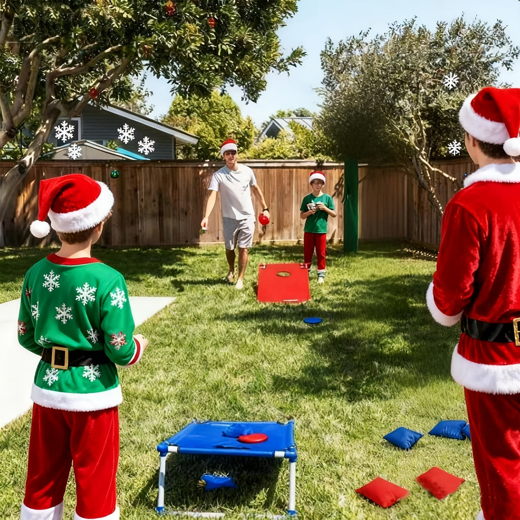 Cornhole Game Set 2 Boards 6 Bean Bags & Carry Bag – Indoor Outdoor Yard Toss Game for Kids & Adults, Backyard Tailgate Beach Camping Party Fun, Birthday Christmas Halloween Gift & Party Supplies