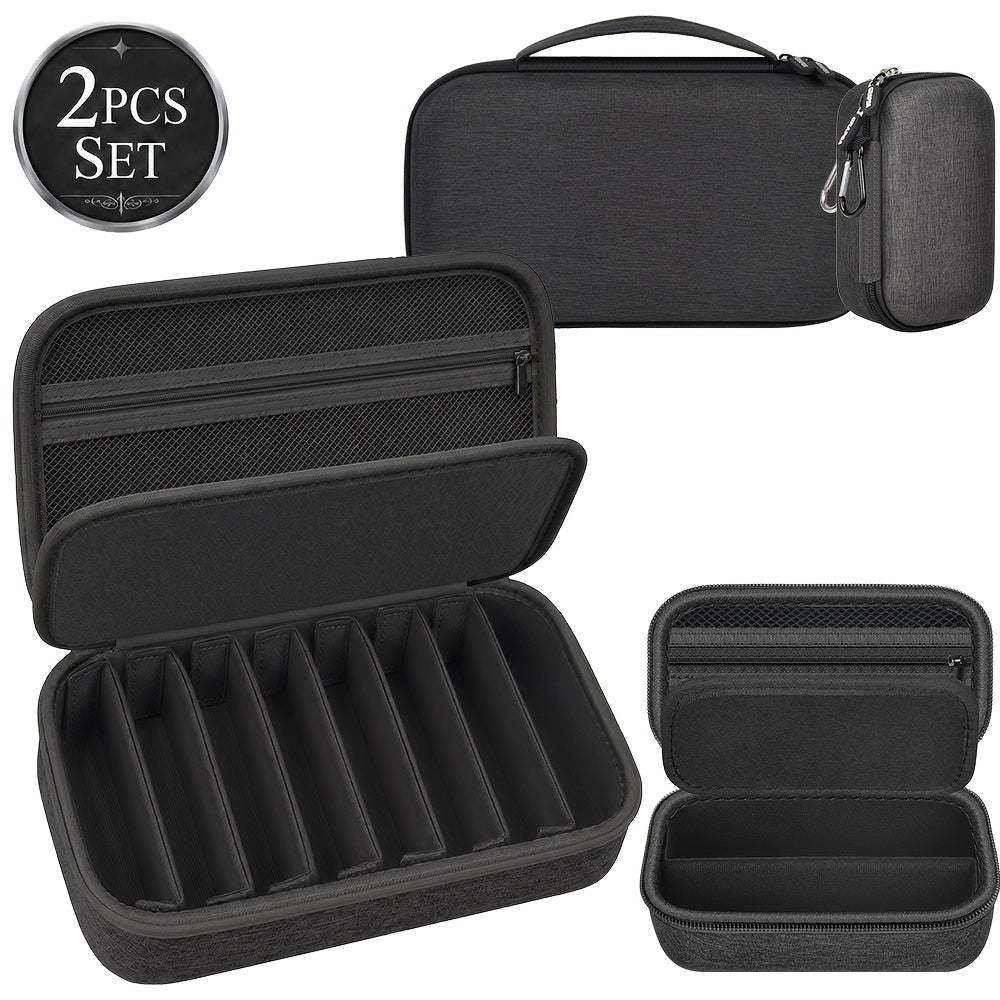 Travel Sunglasses Organizer Case for Multiple Pairs – Multi-Slot Eyeglasses Storage Holder Bag for Men & Women, Portable Hard Shell Sunglasses Box for Home & Travel, 2 to 10 Slots Available