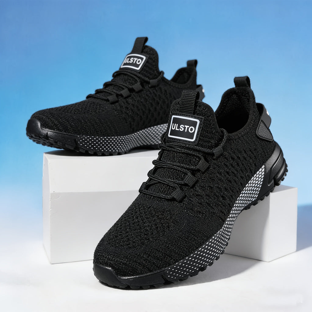 Men's Thick-Soled Non-Slip Sneakers – Lightweight Lace-Up Casual Walking Shoes for Hiking, Outdoor & Daily Wear, Comfortable Low-Top Athletic Sneakers for Men, Spring Autumn Trail Running Shoes