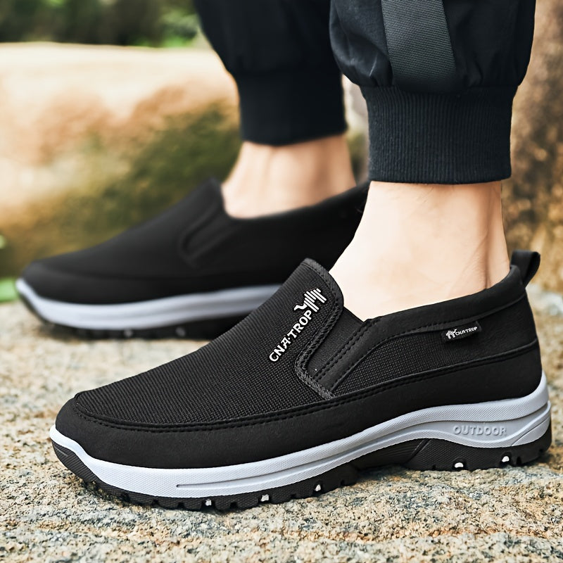 Men's Hiking Shoes Non-Slip Breathable Outdoor Trail Sneakers Lightweight Cushioned Walking Shoes for Men 4 Colors Sizes US 6.5-12.5 Comfortable Trekking Shoes for Camping Adventure Travel