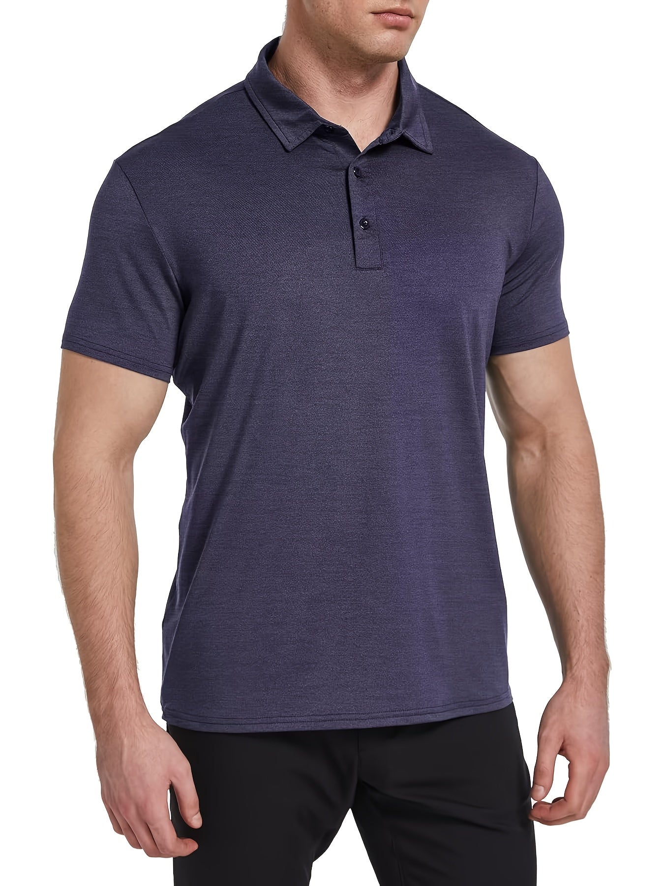 Men's Polo Shirts 5-Pack Moisture Wicking Performance Short Sleeve Golf Shirt – Athletic Casual Collared T-Shirt for Men S-XXL