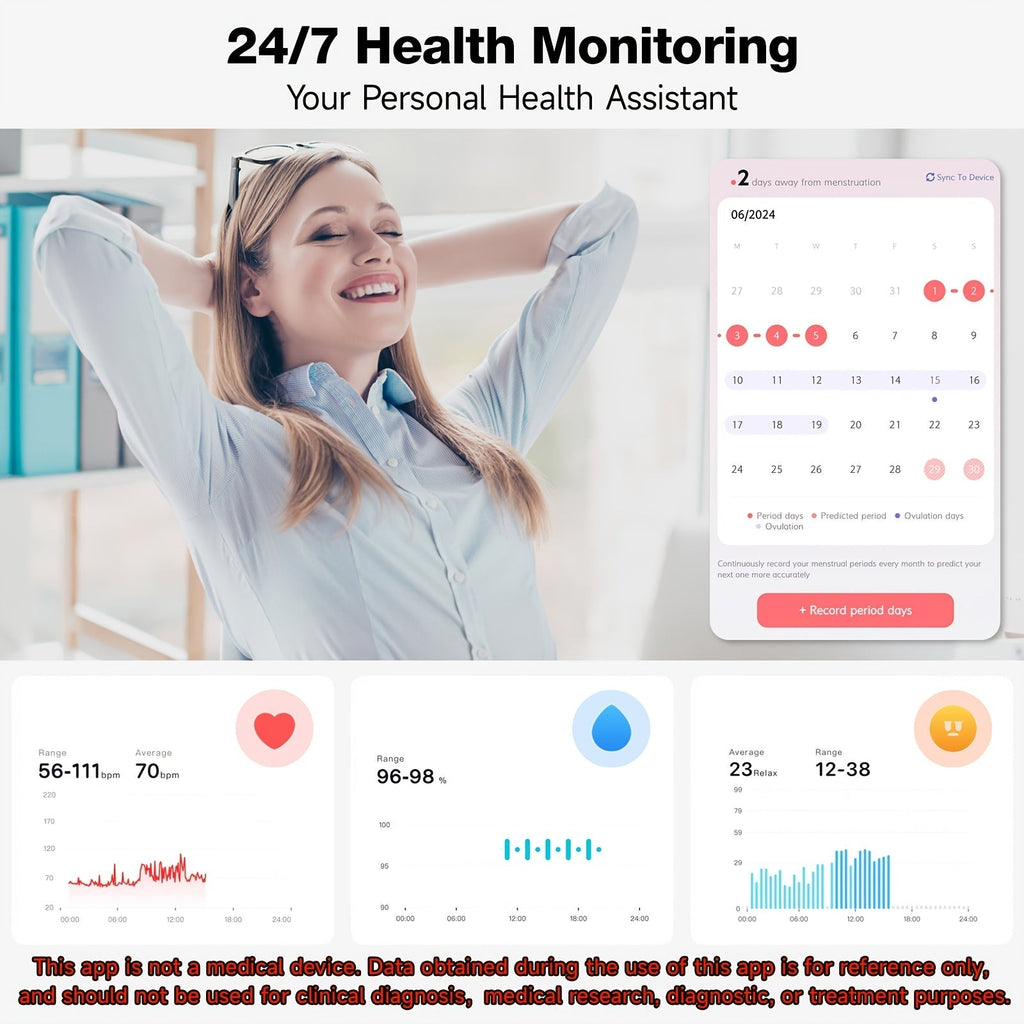 FAWEIO Smart Watch with Alexa & Wireless Calling – 1.8" HD Touchscreen Fitness Tracker, 100+ Sports Modes, Heart Rate SpO2 Sleep Monitor, Compatible with iPhone & Android for Women & Men