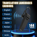 PEIKO PK-10 AI Language Translator Earphone – Real-Time Voice Translation in 136 Languages Online & 11 Languages Offline, Single Earbud with Music & Call Support, Travel Translator Device