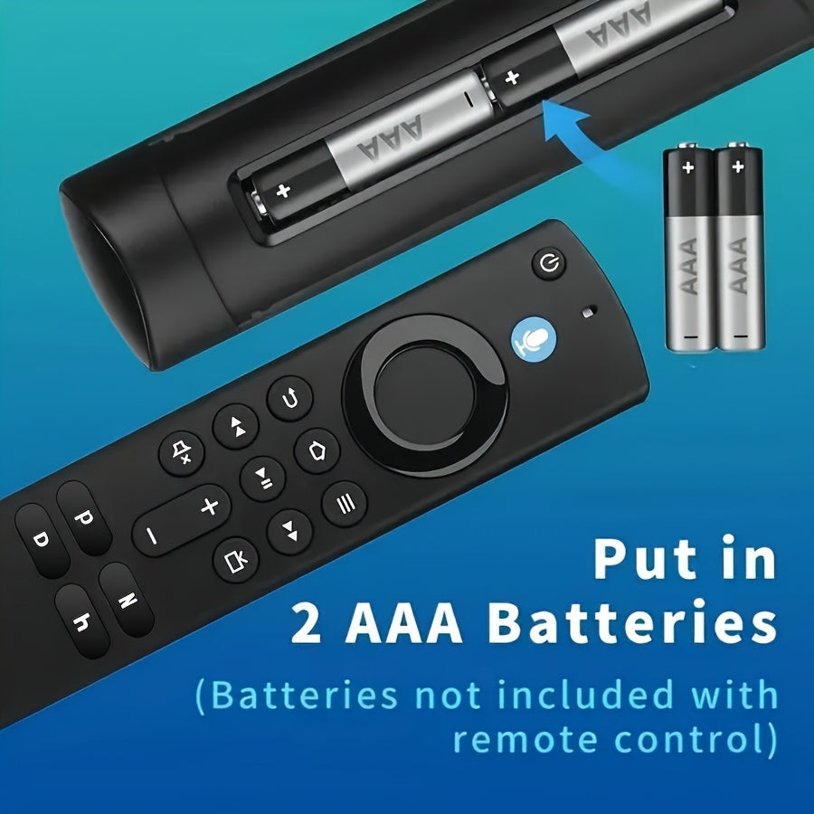 Alexa Voice Remote Replacement for Fire TV Stick 4K Max Lite Cube Echo Show 15 – Built-In Voice Search Wireless Easy Button Access Compatible with Fire TV Stick 2nd 3rd Gen All Models