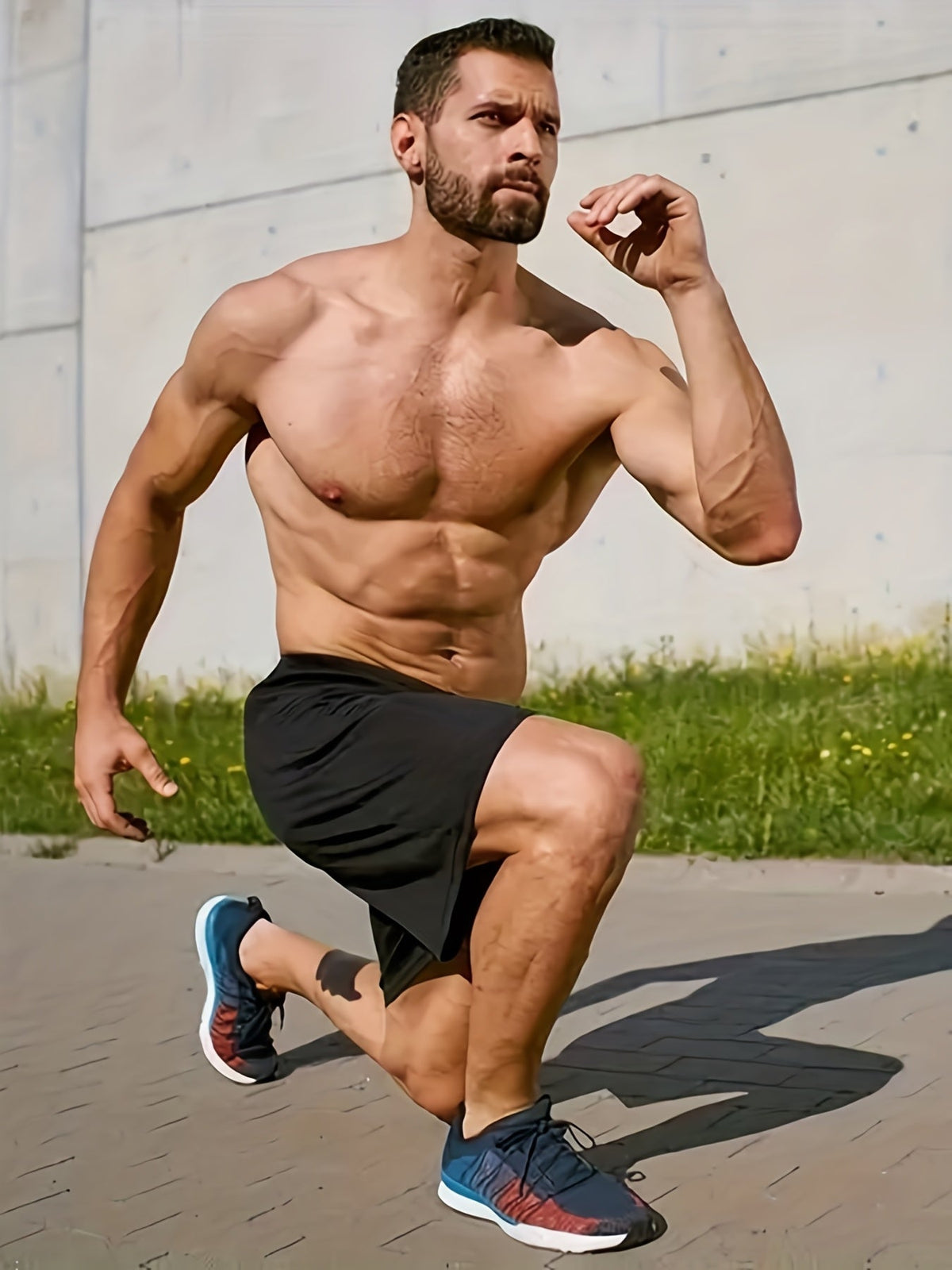 Men's Quick-Dry Athletic Shorts with Pockets & Adjustable Waistband – Lightweight Loose-Fit Training Running Gym Shorts for Men & Teens, 100% Polyester, Solid Colors, Machine Washable, 10-Pack Wholesale