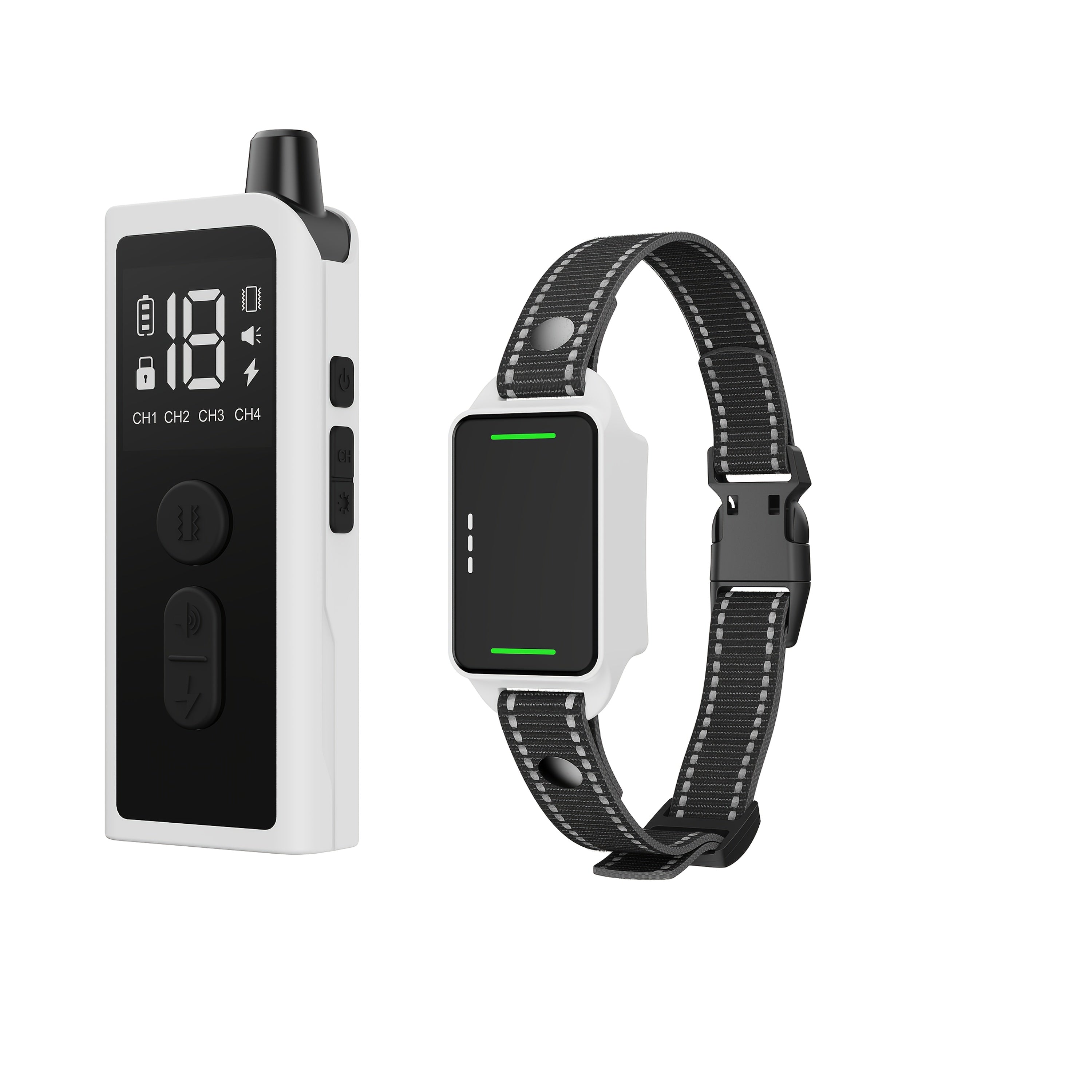 Rechargeable Dog Training E-Collar with 2.4G Remote – 3 Modes Buzz Vibration Static Stimulation, USB Charging, Safe ≤36V Pet Trainer for Small Medium Large Dogs, 1pc & 2pc Options