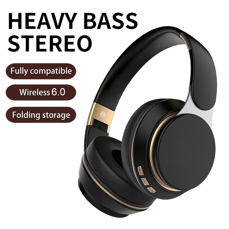 Foldable Wireless Over-Ear Headphones Bluetooth Headset with Mic FM Radio TF Card 3.5mm AUX Soft Noise Cancelling Earpads for Travel Home Office PC Phone – Green White Blue Red