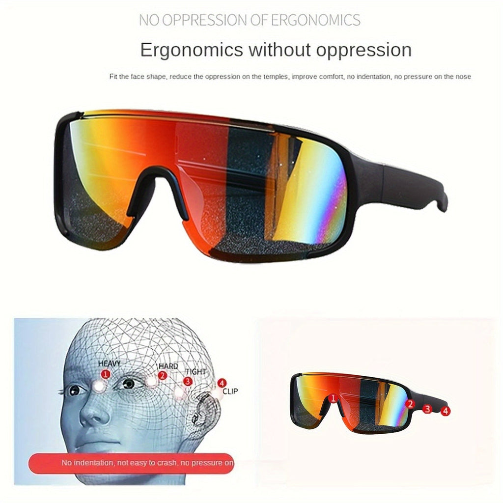 Sports Sunglasses Bulk Set – 6 or 12 Pairs, Lightweight PC Frame, UV Protection, Anti-Glare High-Definition Lenses, Unisex Driving & Outdoor Eyewear, Futuristic Style