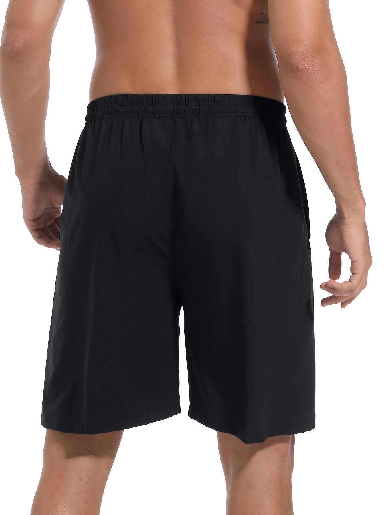 Men's Athletic Shorts 5-Pack Quick-Dry with Side Zip Pocket – 95% Polyester Stretch Waistband Gym Workout Basketball Running Hiking Activewear, Sizes S–XXL Mix Colors