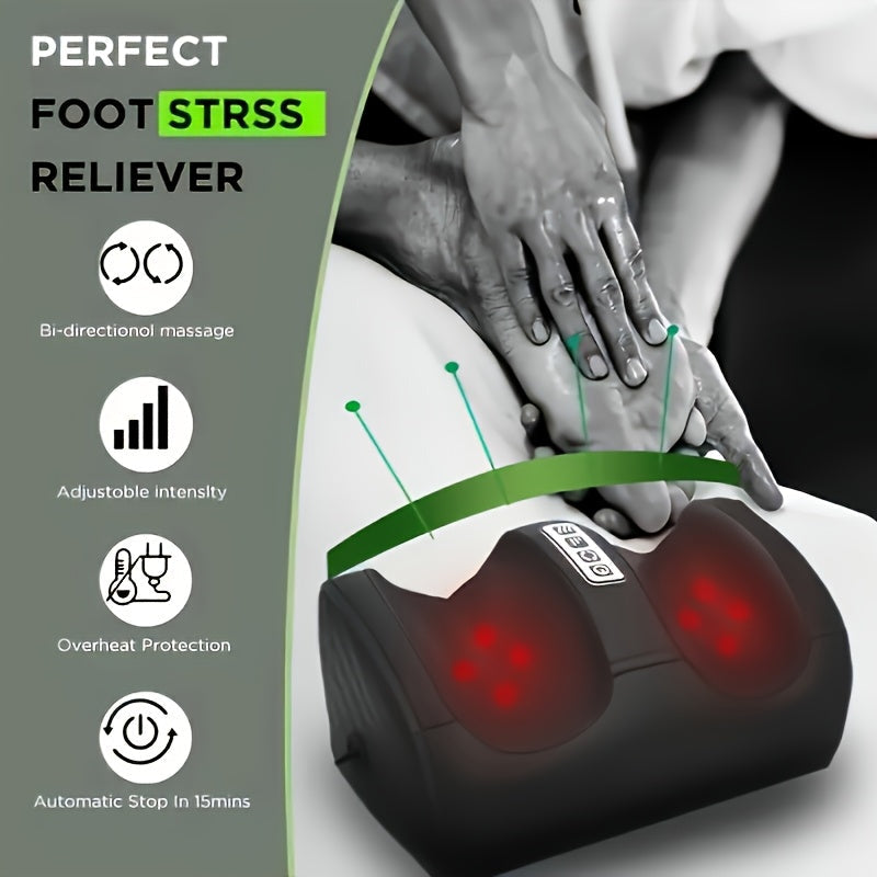 Electric Foot Massager with Heat Deep Kneading & Air Compression – Shiatsu Leg Foot & Arm Massager for Home & Office Use, Multiple Models with Foot Covers Included, Pain Relief & Circulation