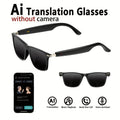 AI Smart Glasses with Camera or Audio – Real-Time Translation 110+ Languages, HD Video Recording, AI Voice Control, HiFi Music & Calling, Photochromic Lenses, Sports Skiing Outdoor Wearable Tech