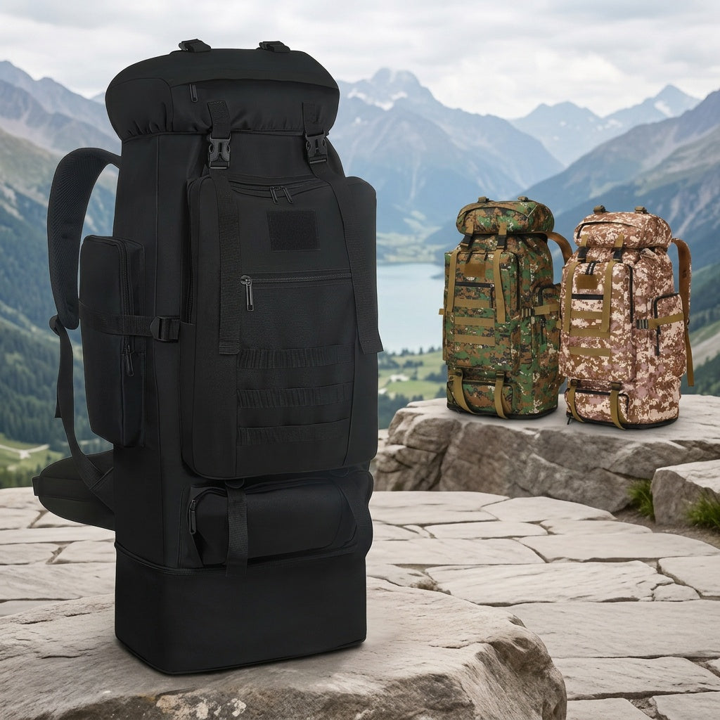 Expandable Hiking Backpack 26-42L for Men & Women – Lightweight Camping Mountaineering Daypack with Multi-Compartment Outdoor Travel Pack