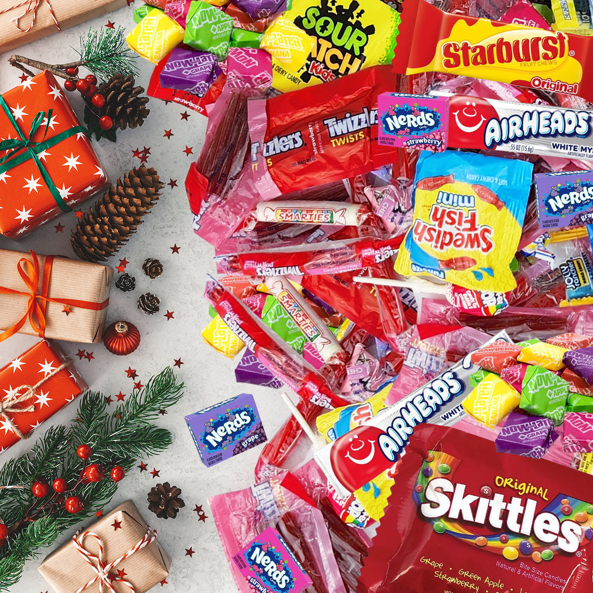 Assorted Bulk Candy Individually Wrapped Variety Pack – Mixed Candy Assortment for Parties, Pinatas, Goodie Bags, Halloween, Birthday & Office Treat Bowls