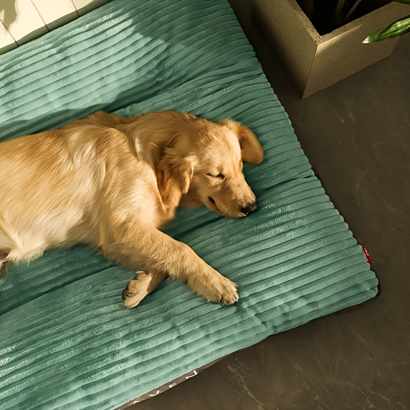 2XL Orthopedic Dog Bed for Large Breeds – Washable Removable Cover, Polyester Fiber Fill, Non-Slip Bottom, All Season Comfort Lounge Pad for Big Dogs