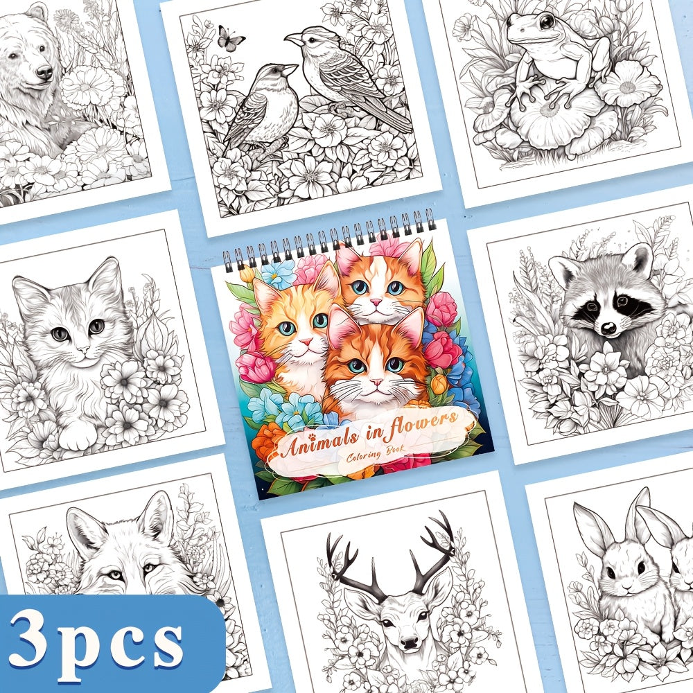 Adult Coloring Books for Women 3-Pack – 90 Pages Total, 100g Heavyweight Paper, Women's Themed Stress Relief Mindfulness Coloring Set, Perfect Birthday Mother's Day Christmas Gift