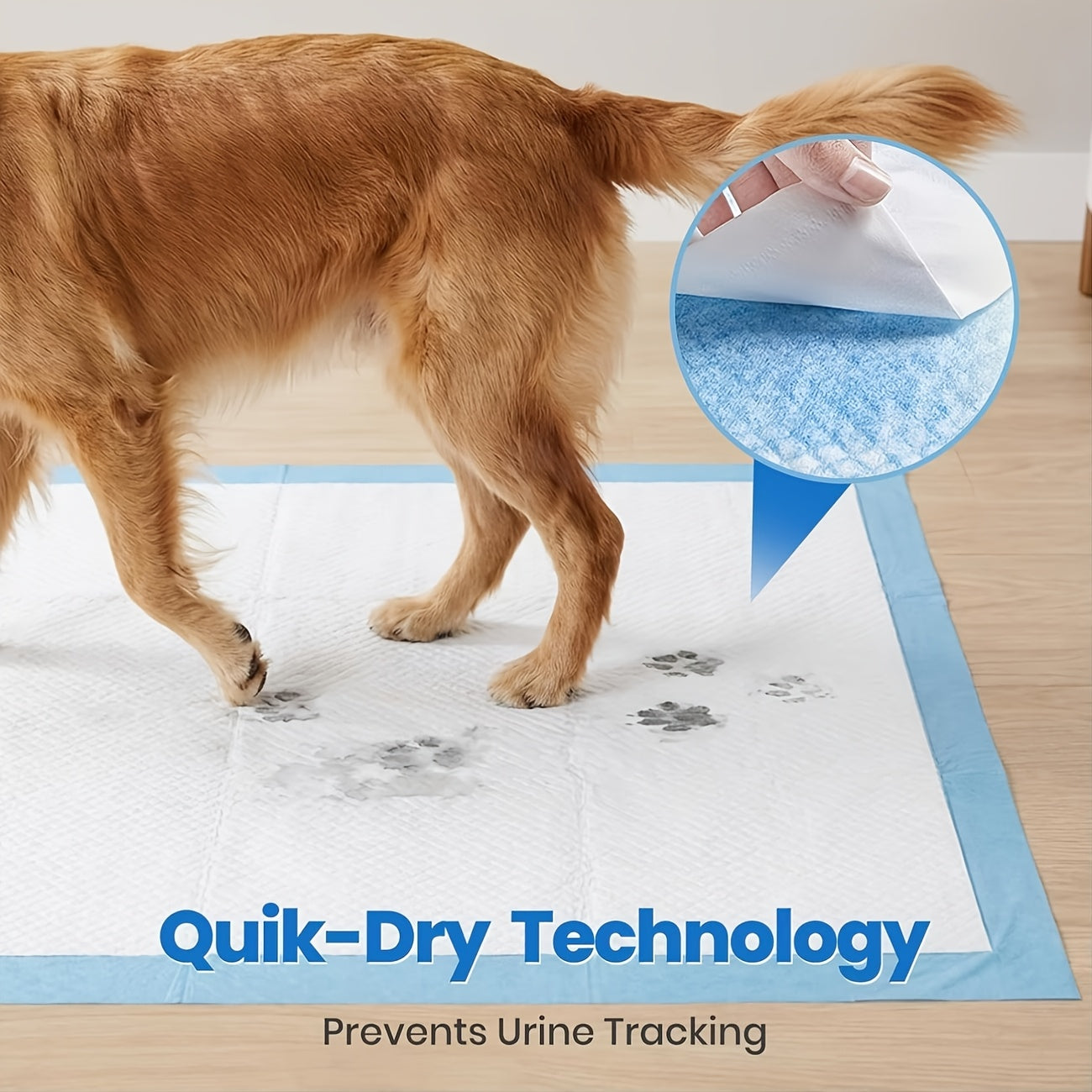 Dog Pee Pads 58x32 Inch Extra Large 40 Count Super Absorbent Leak-Proof Odor Control Disposable Puppy Training Pads Large Dogs Cats Adult Incontinence Crate Travel