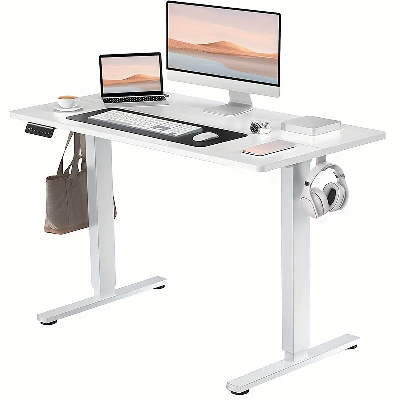 Electric Standing Desk Height Adjustable 40 48 55 63 Inch – Sit Stand Up Desk with Memory Controller & Anti-Collision, Ergonomic Home Office Gaming Workstation, 5 Colors