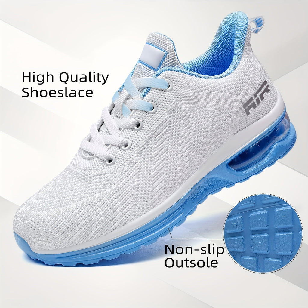 Women's Lightweight Running Sneakers with Air Cushion Sole – Breathable Walking Shoes for Women, Non-Slip Tennis Shoes, Fitness & Gym Sports Shoes, Comfortable Everyday Athletic Sneakers for Ladies
