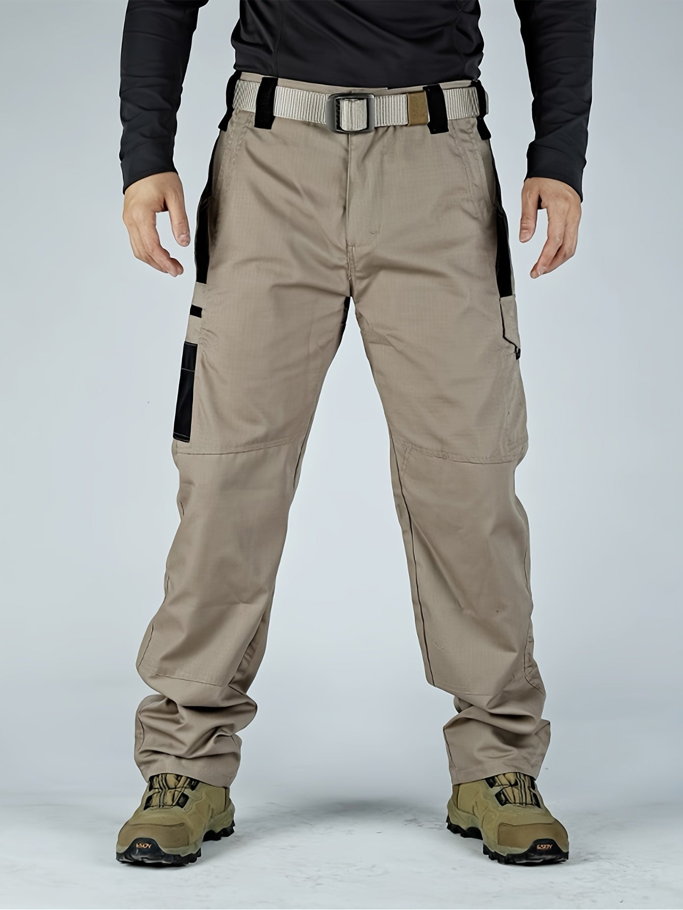 Men's Tactical Cargo Pants Quick-Dry Lightweight Multi-Pocket Hiking Outdoor Work Pants S-XXXL Black Grey Green Brown Regular Fit Utility Trousers