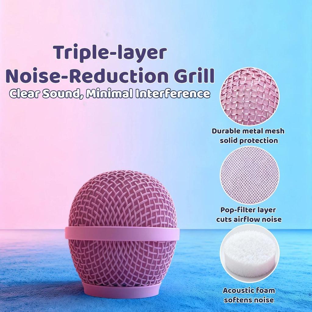 5-in-1 Wireless Karaoke Microphone with Built-In Speaker, LED Lights & Voice Changer – Portable Bluetooth Singing Mic for Parties, Family Gatherings, Travel & Outdoor Fun, 10 Colors