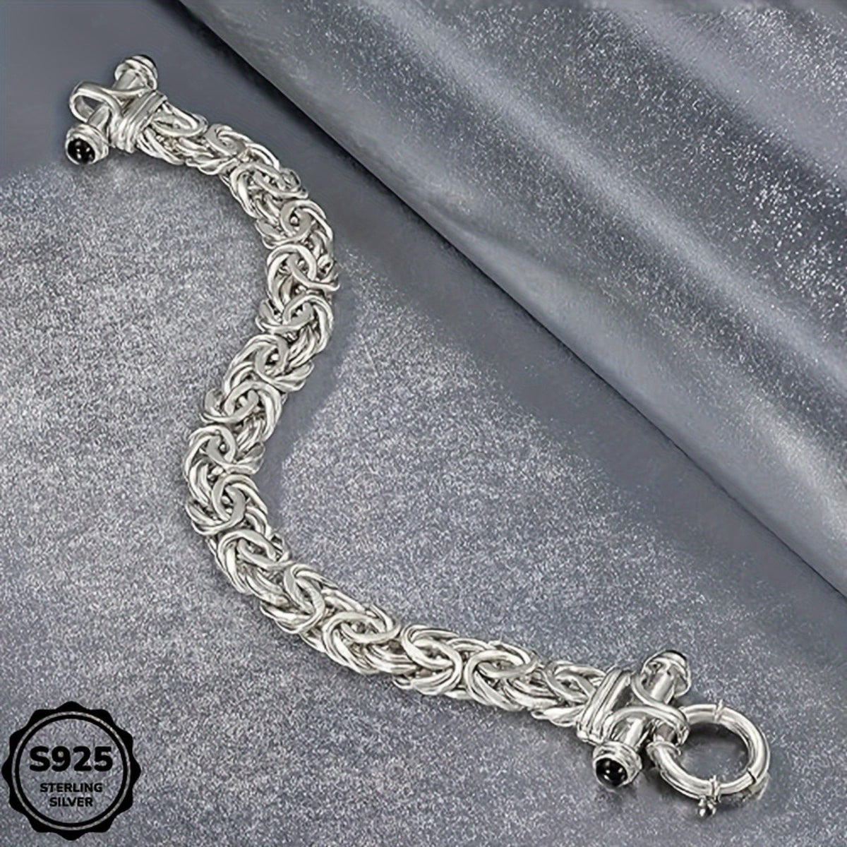 925 Sterling Silver Classic Women's Bracelet – Elegant Silver Chain Bracelet for Anniversary, Graduation & Valentine's Day, Holiday Gift Box Included