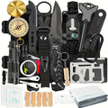36-Piece Compact Outdoor Survival Kit – Emergency Camping Gear Set with First Aid Tools for Hiking, Backpacking & Wilderness Adventure, Great Gift for Outdoor Enthusiasts