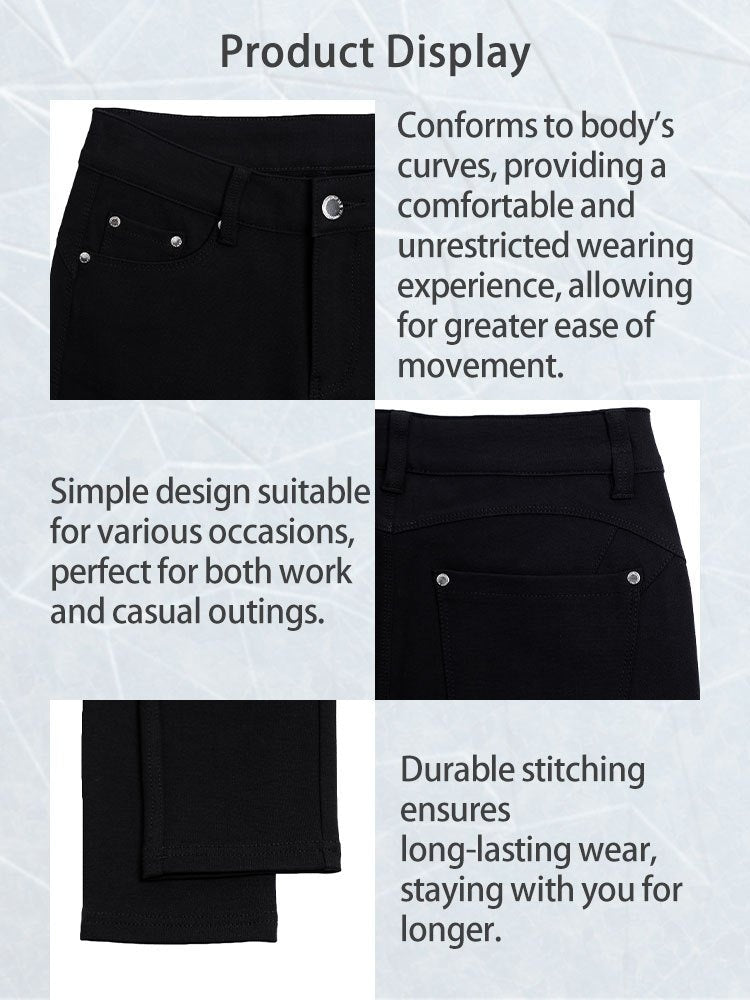 High Waist Stretch Skinny Jeans Women Metal Button Detail Street Style Slim Fit Denim Pants 10 Colors S-XXL