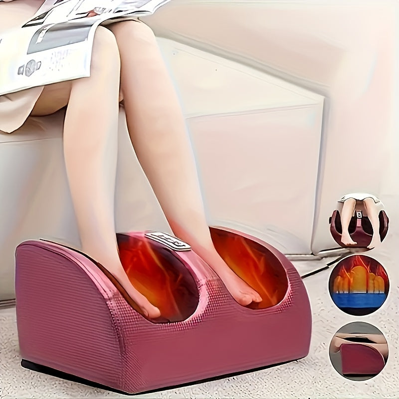 Electric Foot Massager with Heat Deep Kneading & Air Compression – Shiatsu Leg Foot & Arm Massager for Home & Office Use, Multiple Models with Foot Covers Included, Pain Relief & Circulation