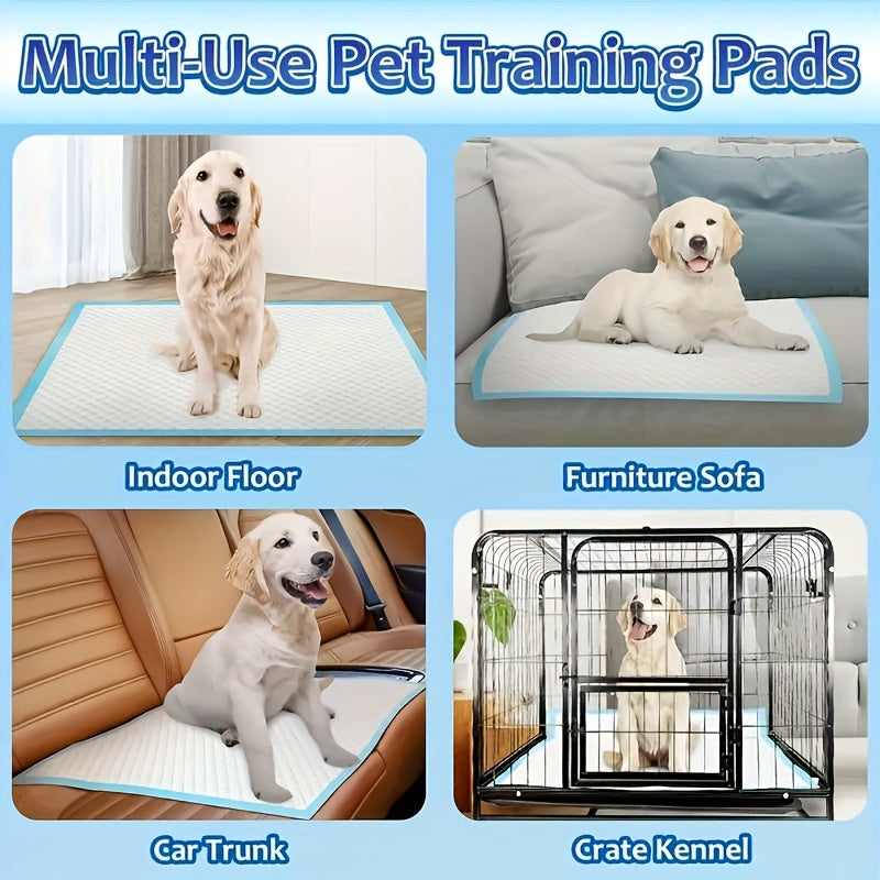 Extra Large Puppy Training Pads – Super Absorbent Leak-Proof Odor-Resistant Pet Pads for Potty Training & Accident Management, XXL 34x28 Inch & XL 24x24 Inch, 50-200 Count