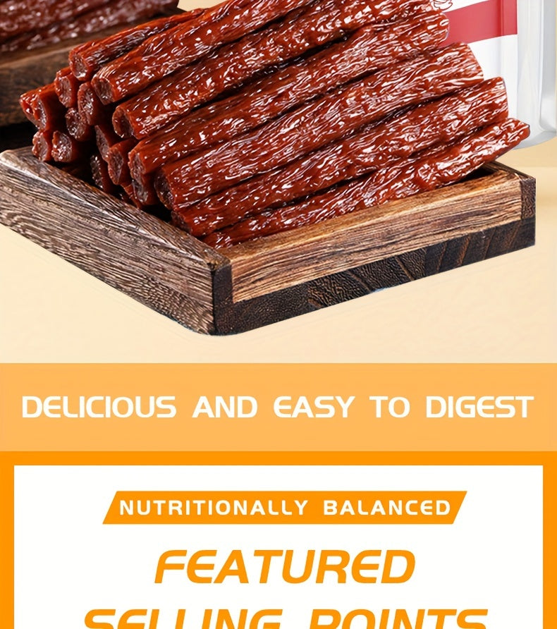 Dried Beef Tendon Dog Chews Natural High-Protein Jerky Treats Chew Sticks for Training Rewards Dental Health All Breeds Small Medium Large Dogs 250g 500g 2-Pack