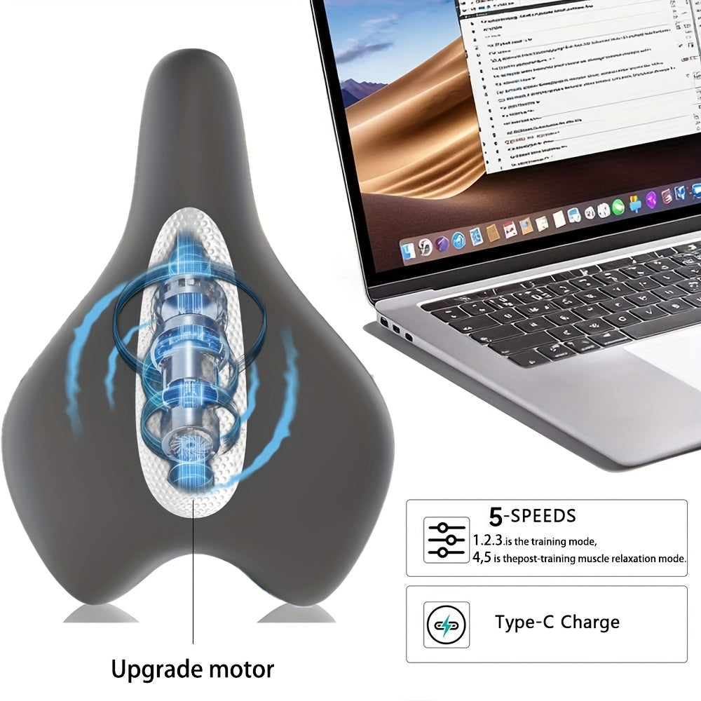 EMS Pelvic Floor Muscle Trainer Cushion Electric Stimulator - Kegel Exercise Device for Men & Women Rehabilitation Home Fitness