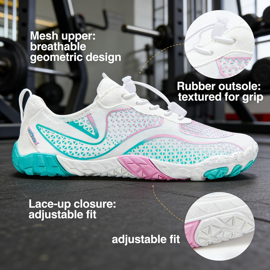 Barefoot Water Shoes for Women Wide Toe Box – Lightweight Non-Slip Breathable Aqua Shoes for Beach, Pool, Hiking & Walking, Minimalist Athletic Footwear US Size 6-11, 8 Colors