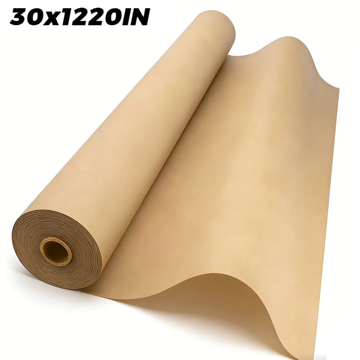Kraft Paper Roll 80GSM Multi-Size – Heavy Duty Wrapping Paper for Gift Wrap Bouquet Flower Packing Bulletin Board Craft Art Moving and Shipping – Black Red Brown White Wrapping Paper Roll