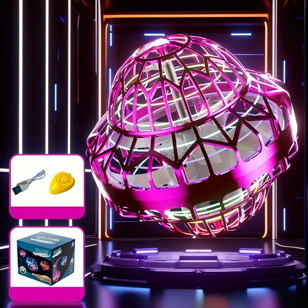 UFO Magic Flying Ball Toy with LED Light – Hand Control Boomerang Hover Ball Intelligent Remote Gesture Control Outdoor Indoor Game Party Gift for Kids Boys Girls Halloween Christmas