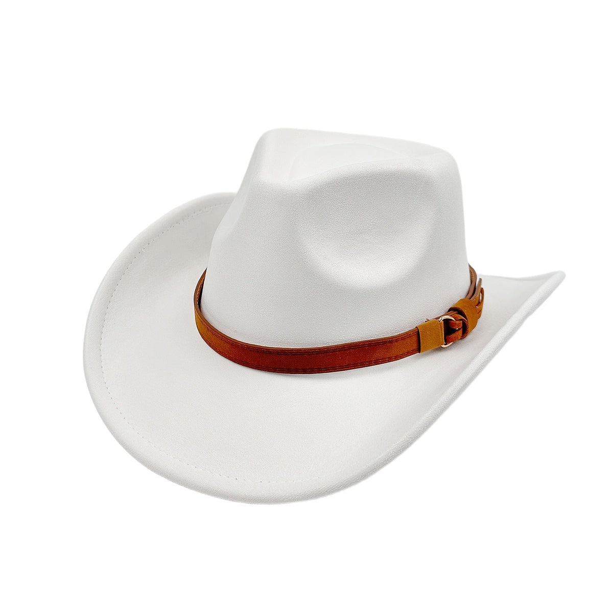 Wide Brim Western Cowboy Hat Unisex Retro Fedora Style – Outdoor Travel Beach Festival Costume Hat for Men Women, 7 Colors Brown Black Khaki Beige Grey White
