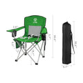 Folding Camping Chair with Tilting Canopy Sunshade – 225LBS Capacity, 22.8" Wide Seat, Mesh Cup Holder & Carry Bag, Portable Beach Lawn Chair for Camping, Hiking & Outdoor Events – 9 Color Options
