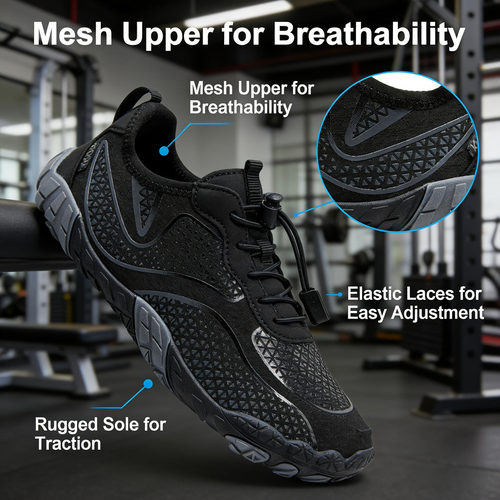 Barefoot Water Shoes for Women Wide Toe Box – Lightweight Non-Slip Breathable Aqua Shoes for Beach, Pool, Hiking & Walking, Minimalist Athletic Footwear US Size 6-11, 8 Colors