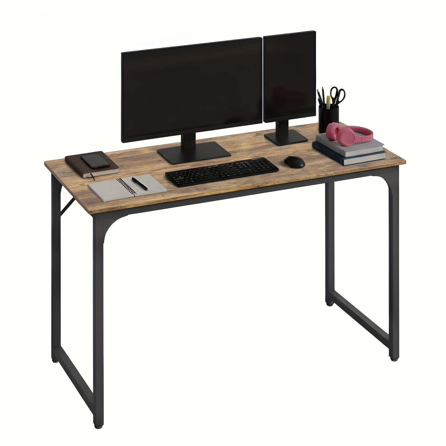 Computer Desk 32/39/47 Inch – Modern Writing & Gaming Desk with Sturdy Metal Frame, Home Office Study Workstation for PC, Laptop & Monitor Setup, 3 Size Options
